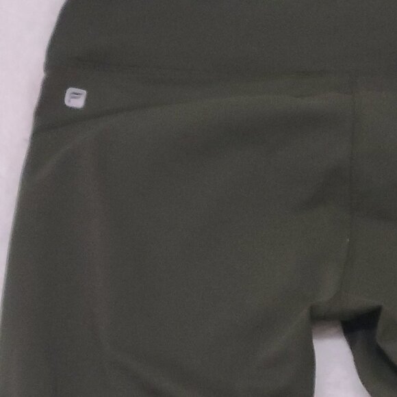 Fabletics Green/Pink Large Capris Yoga Pants - Picture 5 of 7